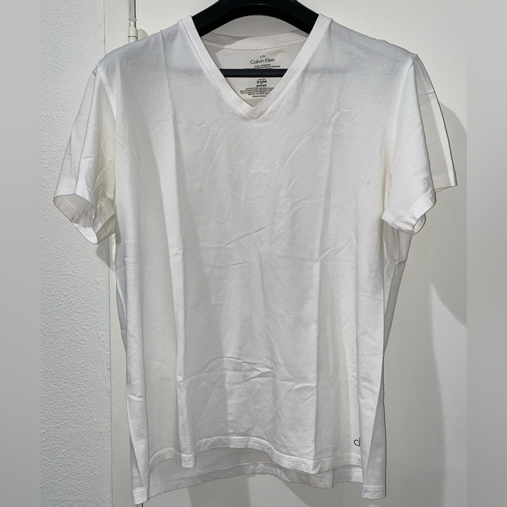 Calvin Klein White Short Sleeve Tee